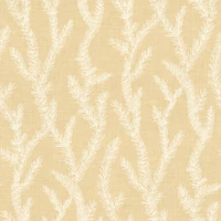 Rosemary Sprigs ochre yellow botanical tapeta