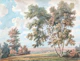 Pastoral Park Landscape - Autumn