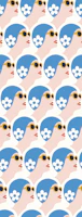 60s Synchronised Swimmers - Blue Bathroom tapeet