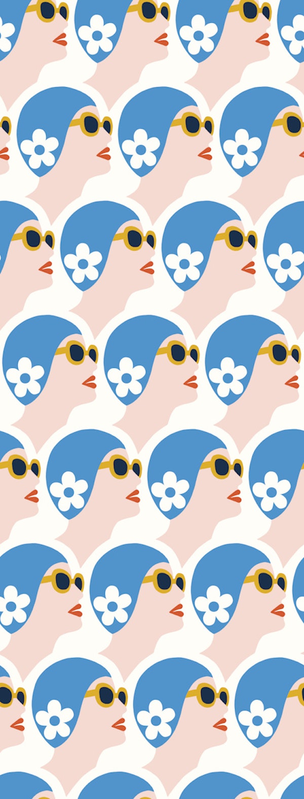 60s Synchronised Swimmers - Blue Bathroom