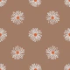 Boho Daisy Sketch Brown