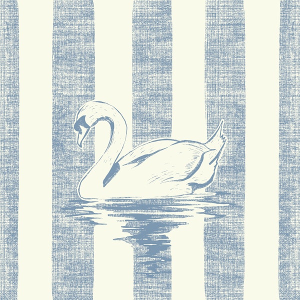 Blue Swan Striped Nautical