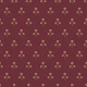 Block print small flowers - wine red