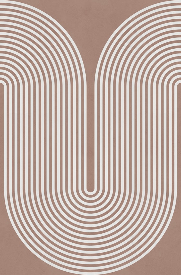 Terracotta U Shape Stripes