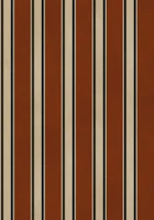 Rust Orange Vertical Stripes papel de parede