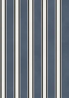 Navy White Black Vertical Stripes papel de parede