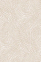 Neutral Beige Abstract Dashes - Wavy Sea tapet