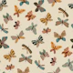 Afrohemian Butterflies on Warm Beige