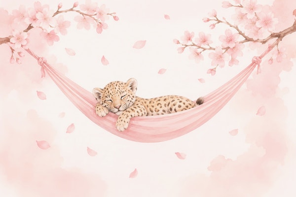 Soft Pastel Jungle Nap