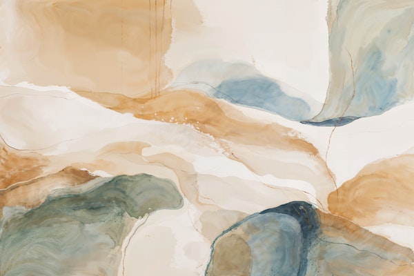 Desert Mist and Ocean Blue