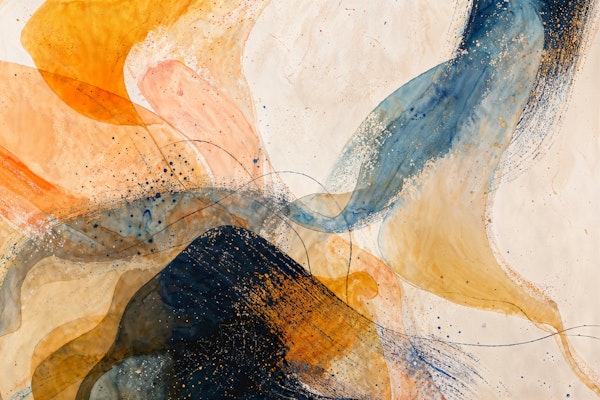 Amber and Indigo Flow