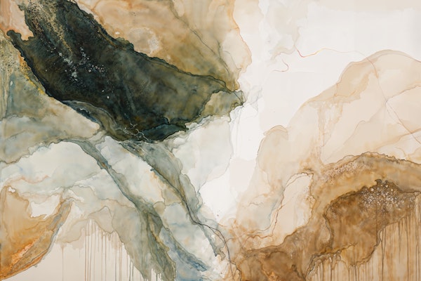 Sage And Sand Marble Swirl
