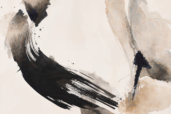 Minimal Ink Splash Neutral