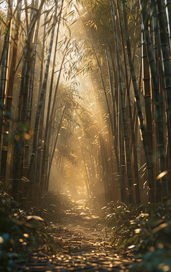 Thailand Bamboo Forest Path