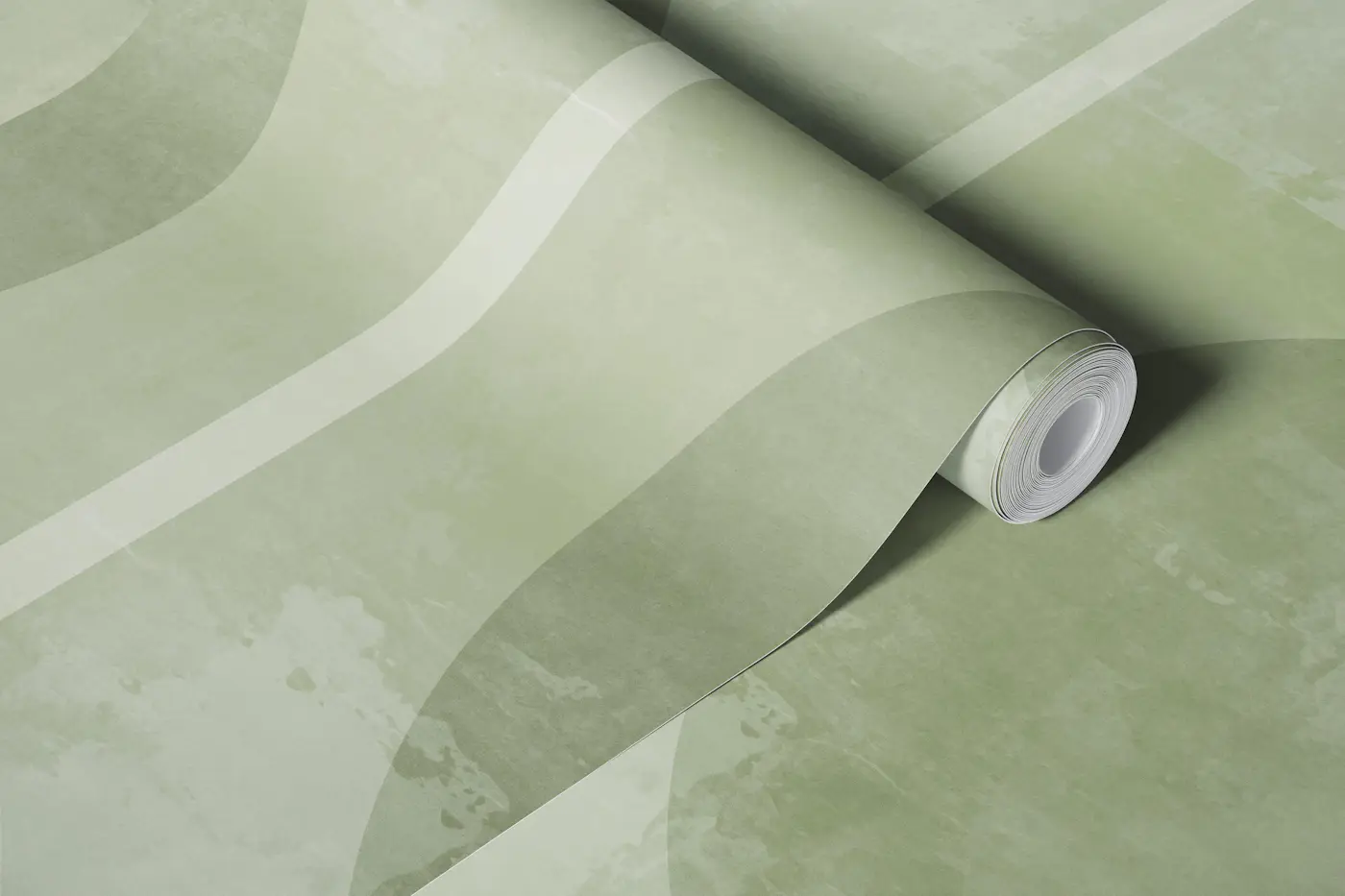 Neutral Green Abstract Geometry wallpaper roll