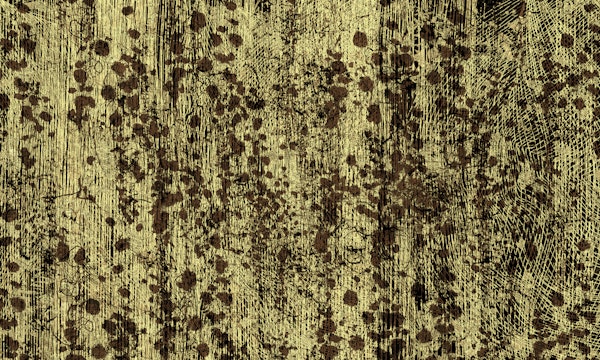 Weathered Brass Scratched Surface