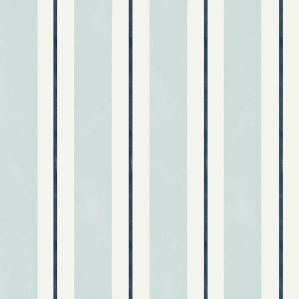 Navy and Turquoise Cabana Stripes
