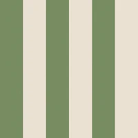 Classic Green and Beige Stripes tapet