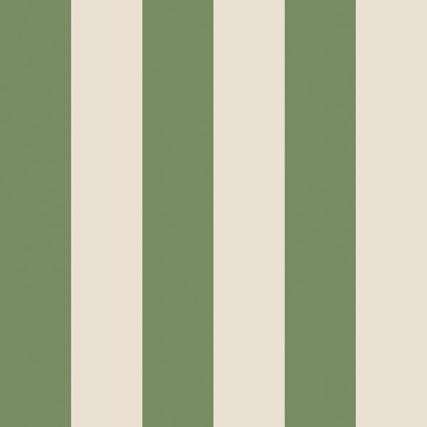 Classic Green and Beige Stripes