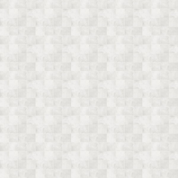 Zellige Style Square Tiles - Ghost