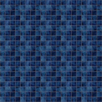 Zellige Style Square Tiles - Denim wallpaper