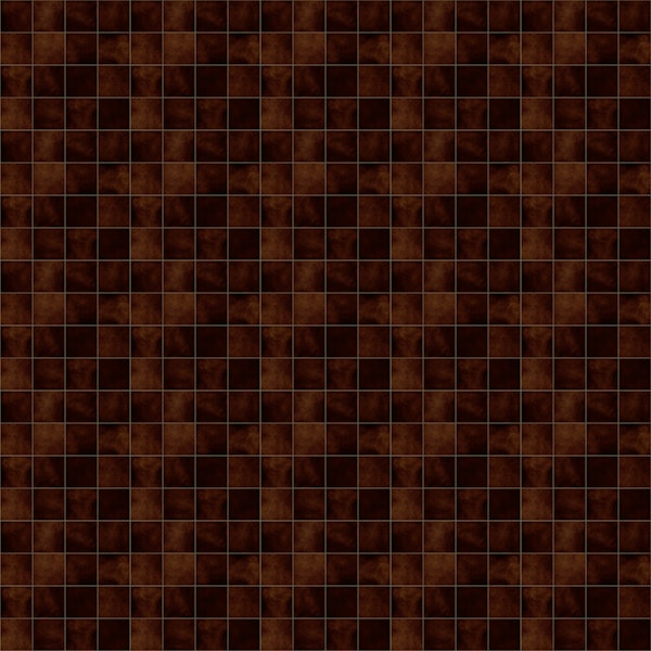 Zellige Style Square Tiles - Rust Oxide