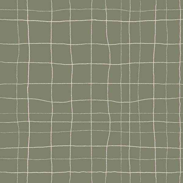 Sage Linen Grid