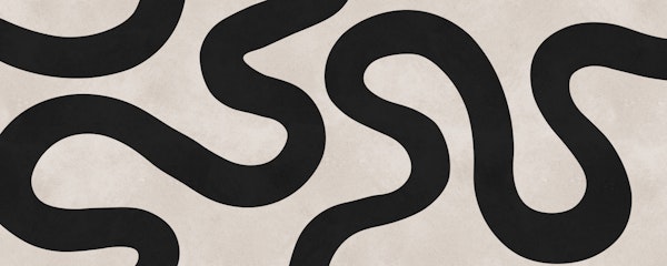 Bold Black Wavy Lines