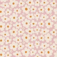 Pink Daisy Meadow tapet