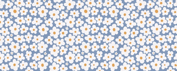 Blue Daisy Meadow