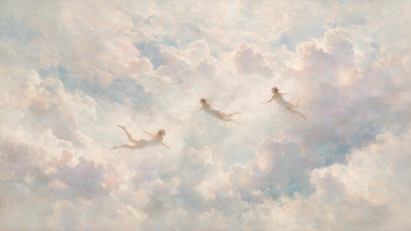Dreamy Cloudscape Swimmers