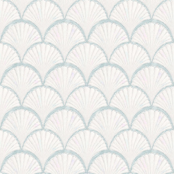 Coastal Scallop Art Deco Shell