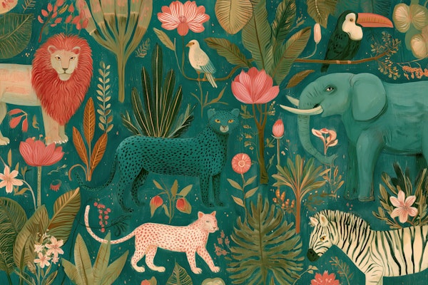 Enchanted Tropical Menagerie