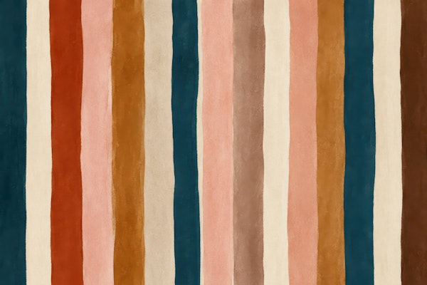 Bohemian Painted Stripes