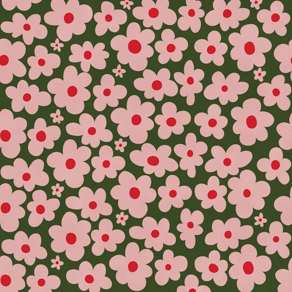 Pink Daisy Bloom Toss