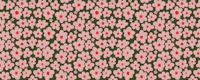 Retro Pink Daisy Scatter tapet