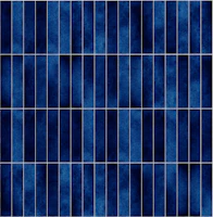 Zellige Style Skinny Tiles - Cobalt wallpaper