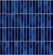 Zellige Style Skinny Tiles - Cobalt