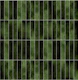 Zellige Style Skinny Tiles - Moss