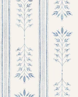 Markka Farmhouse Stripe Light Blue wallpaper