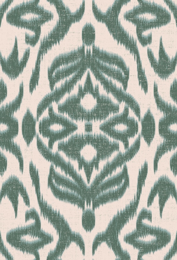 Mithali Ikat Global Textured Mid Green