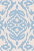 Mithali Ikat Global Textured light blue wallpaper