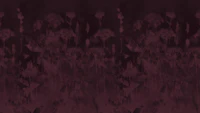 Burgundy Botanical Meadow papiers peint
