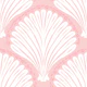Coastal Seashell Ogee in Pink white
