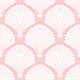 Coastal Seashell Ogee in Pink white