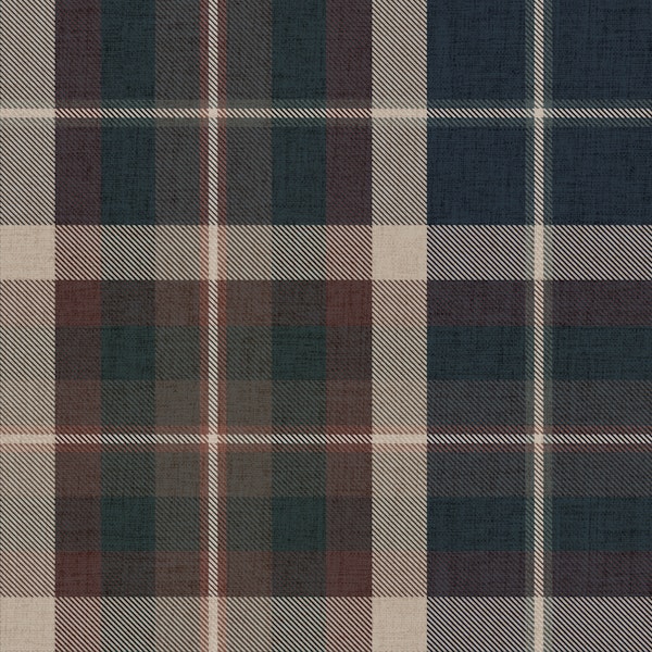 Meredith tartan Plaid Navy Hunter