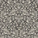 star flower damask dark grey