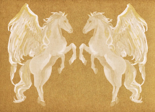 Golden Pegasus Pair