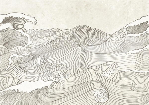 Japandi Neutral Waves