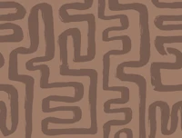 Abstract Cactus Brushstrokes in Desert Brown wallpaper